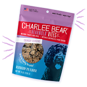 Charlee Bears Bearnola Bites Blueberry Pie
